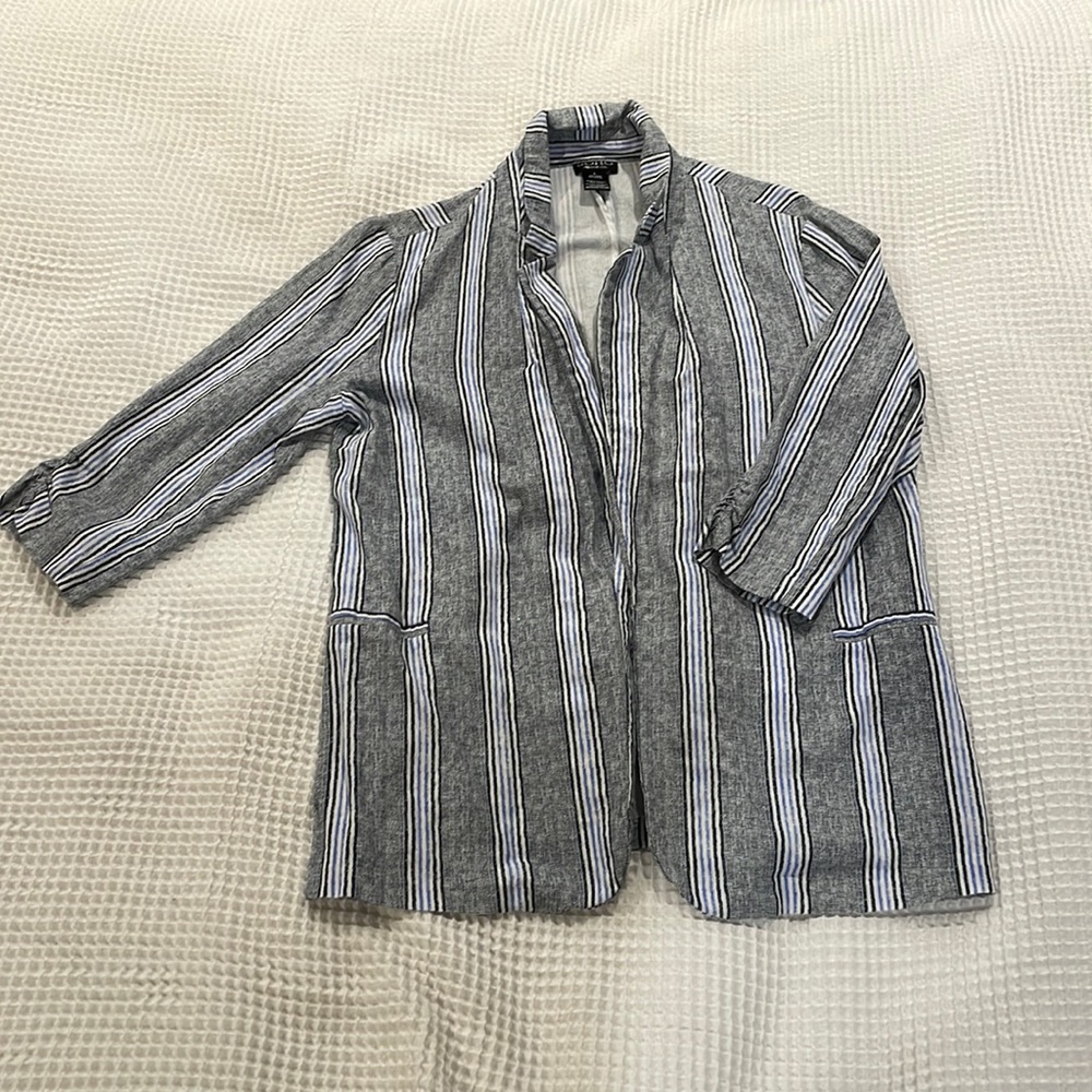 Lightweight Striped Blazer